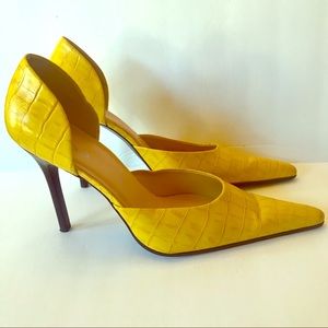 Aldo Yellow Pointed Heels